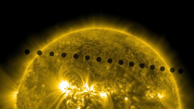 NASA image captured June 5-6, 2012.  On June 5-6 2012, SDO is collecting images of one of the rarest predictable solar events: the transit of Venus across the face of the sun.  This event happens in pairs eight years apart that are separated from each other by 105 or 121 years.  The last transit was in 2004 and the next will not happen until 2117.  <i>Credit: NASA/SDO, AIA</i>  <b>To read more about the 2012 Venus Transit go to: <a href="http://sunearthday.nasa.gov/transitofvenus" rel="nofollow">sunearthday.nasa.gov/transitofvenus</a> </b>   <b>Add your photos of the Transit of Venus to our Flickr Group here:  <a href="http://www.flickr.com/groups/venustransit/">www.flickr.com/groups/venustransit/</a> </b>   <b><a href="http://www.nasa.gov/audience/formedia/features/MP_Photo_Guidelines.html" rel="nofollow">NASA image use policy.</a></b>   <b><a href="http://www.nasa.gov/centers/goddard/home/index.html" rel="nofollow">NASA Goddard Space Flight Center</a></b> enables NASA’s mission through four scientific endeavors: Earth Science, Heliophysics, Solar System Exploration, and Astrophysics. Goddard plays a leading role in NASA’s accomplishments by contributing compelling scientific knowledge to advance the Agency’s mission.   <b>Follow us on <a href="http://twitter.com/NASA_GoddardPix" rel="nofollow">Twitter</a></b>   <b>Like us on <a href="http://www.facebook.com/pages/Greenbelt-MD/NASA-Goddard/395013845897?ref=tsd" rel="nofollow">Facebook</a></b>   <b>Find us on <a href="http://instagrid.me/nasagoddard/?vm=grid" rel="nofollow">Instagram</a></b>