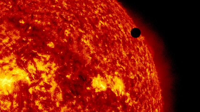 NASA image captured June 6, 2012.  On June 5-6 2012, SDO is collecting images of one of the rarest predictable solar events: the transit of Venus across the face of the sun.  This event happens in pairs eight years apart that are separated from each other by 105 or 121 years.  The last transit was in 2004 and the next will not happen until 2117.  <i>Credit: NASA/SDO, AIA</i>  <b>To read more about the 2012 Venus Transit go to: <a href="http://sunearthday.nasa.gov/transitofvenus" rel="nofollow">sunearthday.nasa.gov/transitofvenus</a> </b>   <b>Add your photos of the Transit of Venus to our Flickr Group here:  <a href="http://www.flickr.com/groups/venustransit/">www.flickr.com/groups/venustransit/</a> </b>   <b><a href="http://www.nasa.gov/audience/formedia/features/MP_Photo_Guidelines.html" rel="nofollow">NASA image use policy.</a></b>   <b><a href="http://www.nasa.gov/centers/goddard/home/index.html" rel="nofollow">NASA Goddard Space Flight Center</a></b> enables NASA’s mission through four scientific endeavors: Earth Science, Heliophysics, Solar System Exploration, and Astrophysics. Goddard plays a leading role in NASA’s accomplishments by contributing compelling scientific knowledge to advance the Agency’s mission.   <b>Follow us on <a href="http://twitter.com/NASA_GoddardPix" rel="nofollow">Twitter</a></b>   <b>Like us on <a href="http://www.facebook.com/pages/Greenbelt-MD/NASA-Goddard/395013845897?ref=tsd" rel="nofollow">Facebook</a></b>   <b>Find us on <a href="http://instagrid.me/nasagoddard/?vm=grid" rel="nofollow">Instagram</a></b>