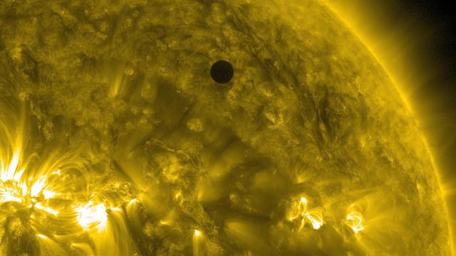 NASA image: SDO's Ultra-high Definition View of 2012 Venus Transit - 171 Angstrom