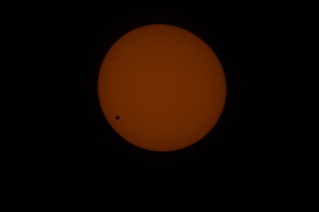 NASA image: Venus Transit From ISS