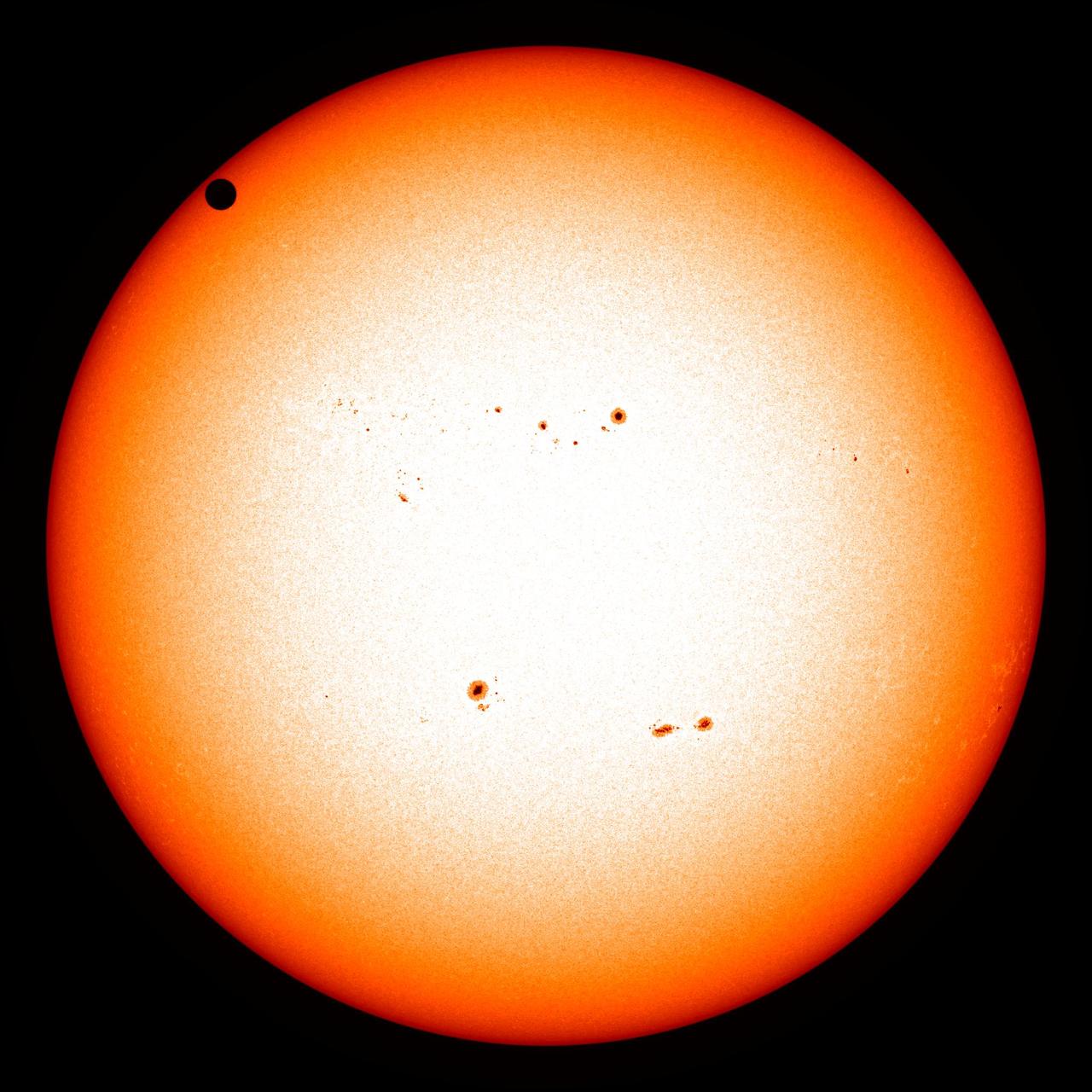 NASA image captured June 5, 2012.  On June 5-6 2012, SDO is collecting images of one of the rarest predictable solar events: the transit of Venus across the face of the sun.  This event happens in pairs eight years apart that are separated from each other by 105 or 121 years.  The last transit was in 2004 and the next will not happen until 2117.  <i>Credit: NASA/SDO, HMI</i>  <b>To read more about the 2012 Venus Transit go to: <a href="http://sunearthday.nasa.gov/transitofvenus" rel="nofollow">sunearthday.nasa.gov/transitofvenus</a> </b>   <b>Add your photos of the Transit of Venus to our Flickr Group here:  <a href="http://www.flickr.com/groups/venustransit/">www.flickr.com/groups/venustransit/</a> </b>   <b><a href="http://www.nasa.gov/audience/formedia/features/MP_Photo_Guidelines.html" rel="nofollow">NASA image use policy.</a></b>   <b><a href="http://www.nasa.gov/centers/goddard/home/index.html" rel="nofollow">NASA Goddard Space Flight Center</a></b> enables NASA’s mission through four scientific endeavors: Earth Science, Heliophysics, Solar System Exploration, and Astrophysics. Goddard plays a leading role in NASA’s accomplishments by contributing compelling scientific knowledge to advance the Agency’s mission.   <b>Follow us on <a href="http://twitter.com/NASA_GoddardPix" rel="nofollow">Twitter</a></b>   <b>Like us on <a href="http://www.facebook.com/pages/Greenbelt-MD/NASA-Goddard/395013845897?ref=tsd" rel="nofollow">Facebook</a></b>   <b>Find us on <a href="http://instagrid.me/nasagoddard/?vm=grid" rel="nofollow">Instagram</a></b>