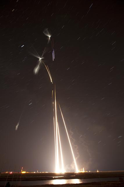 NASA image: NASA Launches Five Rockets in Five Minutes