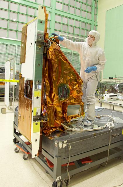 NASA image: Assembly of Landsat's TIRS Instrument