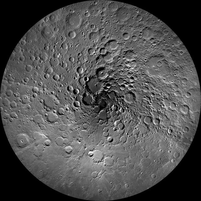 NASA image: The Moon's North Pole