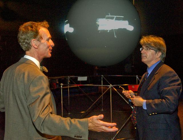 NASA image: Bill Nye visits Goddard Space Flight Center