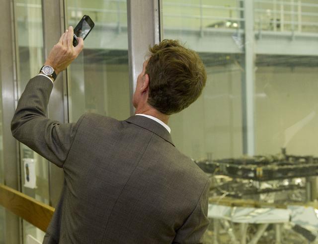 NASA image: Bill Nye visits Goddard Space Flight Center