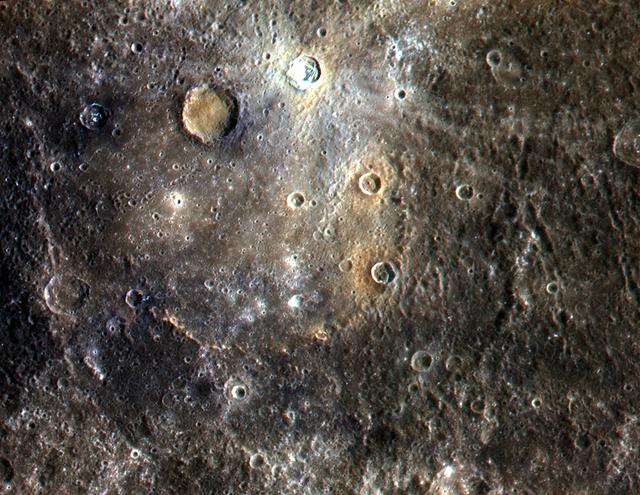 NASA image: Color Image of Mercury from NASA's MESSENGER Satellite