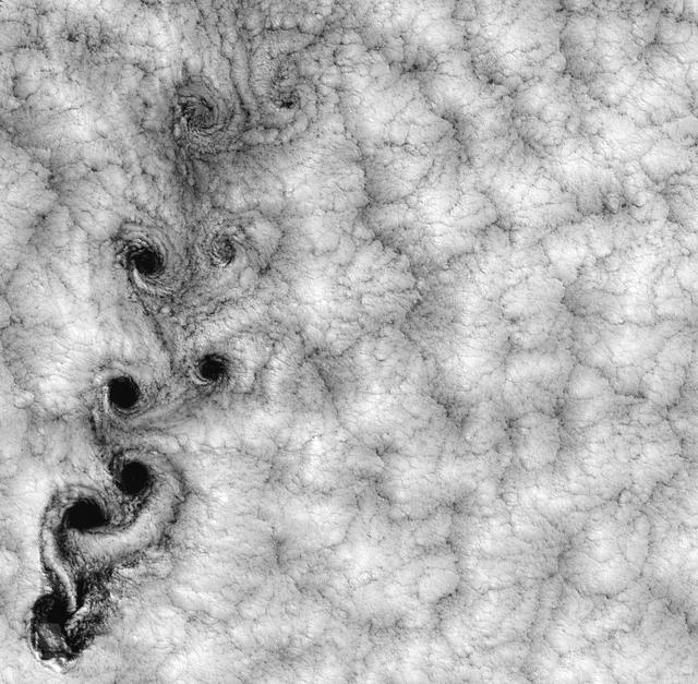 NASA image: Large-scale Fractal Motion of Clouds