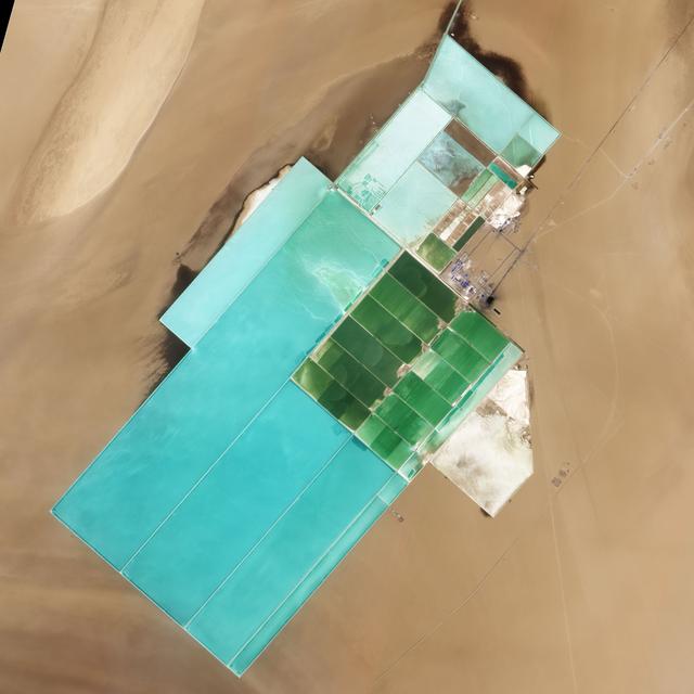 NASA image: Lop Nur, Xinjiang, China