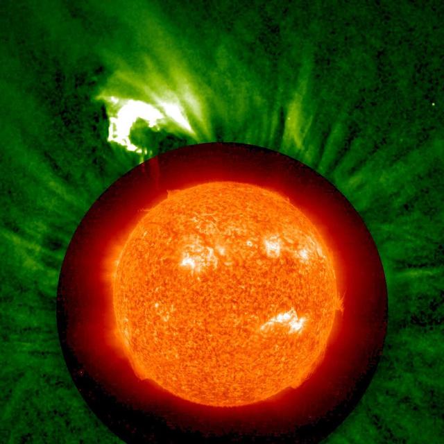 NASA image: Somersaulting CME