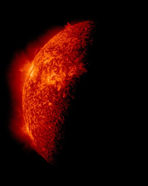 SDO Sees Spring Eclipse, April 2