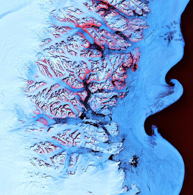 NASA image: Ice Waves