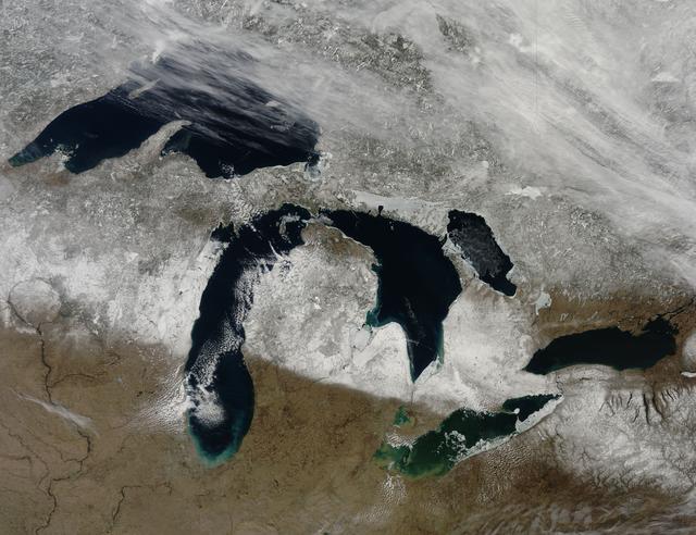 NASA image: The Great Lakes