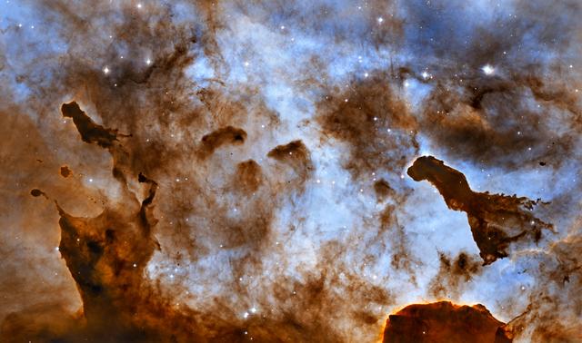 NASA image: Hubble Captures Cosmic Ice Sculptures