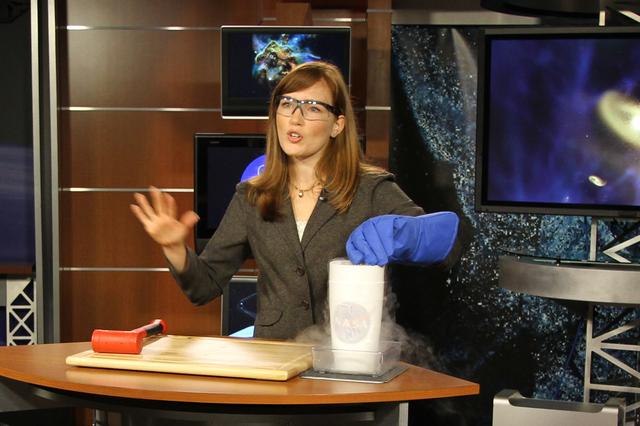 NASA image: Webb Telescope Interviews with Amber Straughn