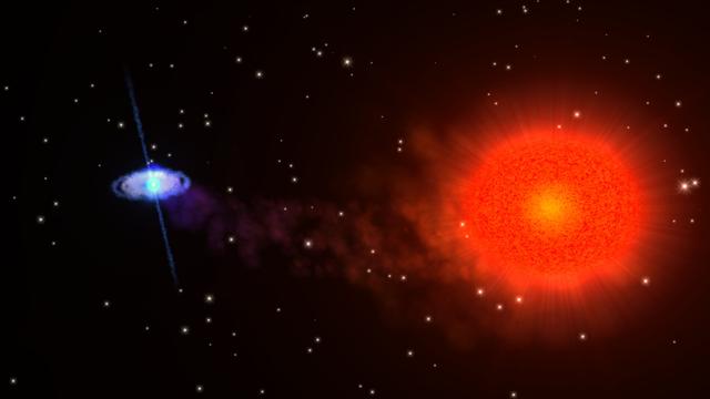 NASA image: Eclipsing Pulsar Promises Clues to Crushed Matter