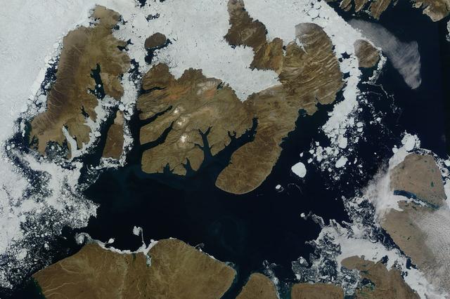 NASA image: Sea Ice in McClure Strait