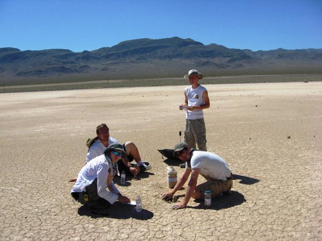NASA image: Mysterious Roving Rocks of Racetrack Playa