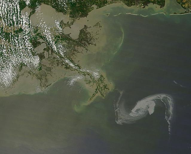 2010/119 - 04/29 at 16 :48 UTC Oil slick in the Gulf of Mexico To see a full view of this image go to: <a href="http://www.flickr.com/photos/gsfc/4563296541/">www.flickr.com/photos/gsfc/4563296541/</a> (Input Direct Broadcast data courtesy Direct Readout Lab, NASA/GSFC) Satellite: Terra NASA/GSFC/Jeff Schmaltz/MODIS Land Rapid Response Team To learn more about MODIS go to: <a href="http://rapidfire.sci.gsfc.nasa.gov/gallery/?latest" rel="nofollow">rapidfire.sci.gsfc.nasa.gov/gallery/?latest</a> <b><a href="http://www.nasa.gov/centers/goddard/home/index.html" rel="nofollow">NASA Goddard Space Flight Center</a></b> is home to the nation's largest organization of combined scientists, engineers and technologists that build spacecraft, instruments and new technology to study the Earth, the sun, our solar system, and the universe.