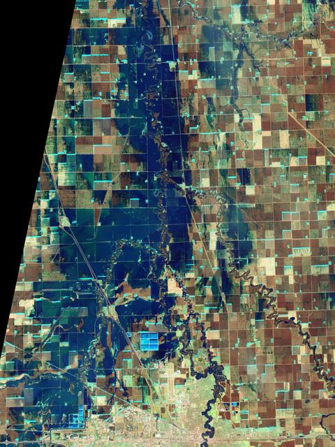 NASA image: Red River Flooding in North Dakota (high res)