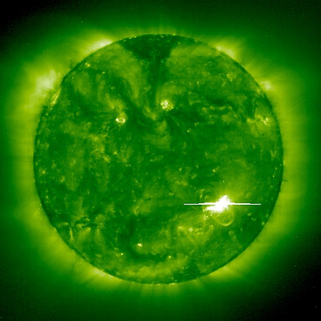 NASA image: Bright Solar Flare