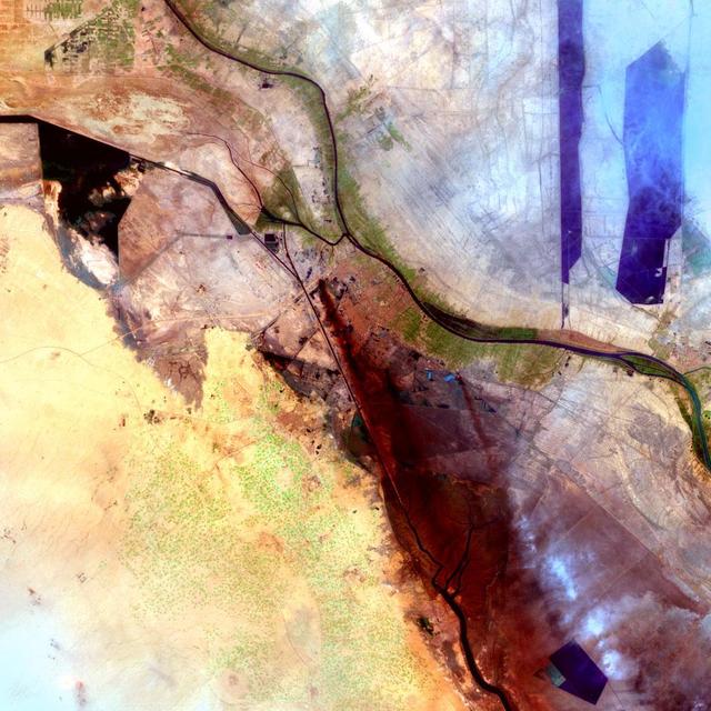 NASA image: Al Basrah, Iraq