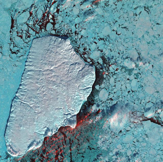 NASA image: Akpatok Island
