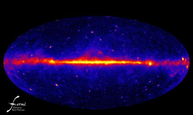 NASA image: Fermi Sees the Gamma Ray Sky