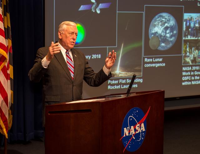 NASA image: Representative Steny Hoyer visits Goddard Space Flight Center an