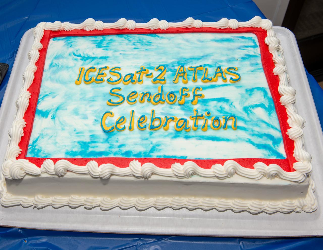 ICESat-2 big send off event for the ATLAS laser instrument at the Goddard Recreation Center