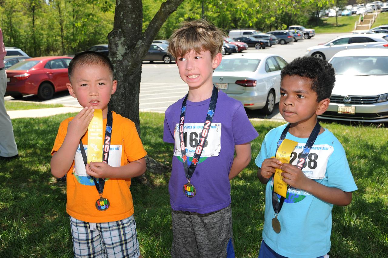 Goddardâ€™s 85th Intracenter Run was held on May 2, 2018 near Child Development Center  1/2/3 place in Childrenâ€™s race