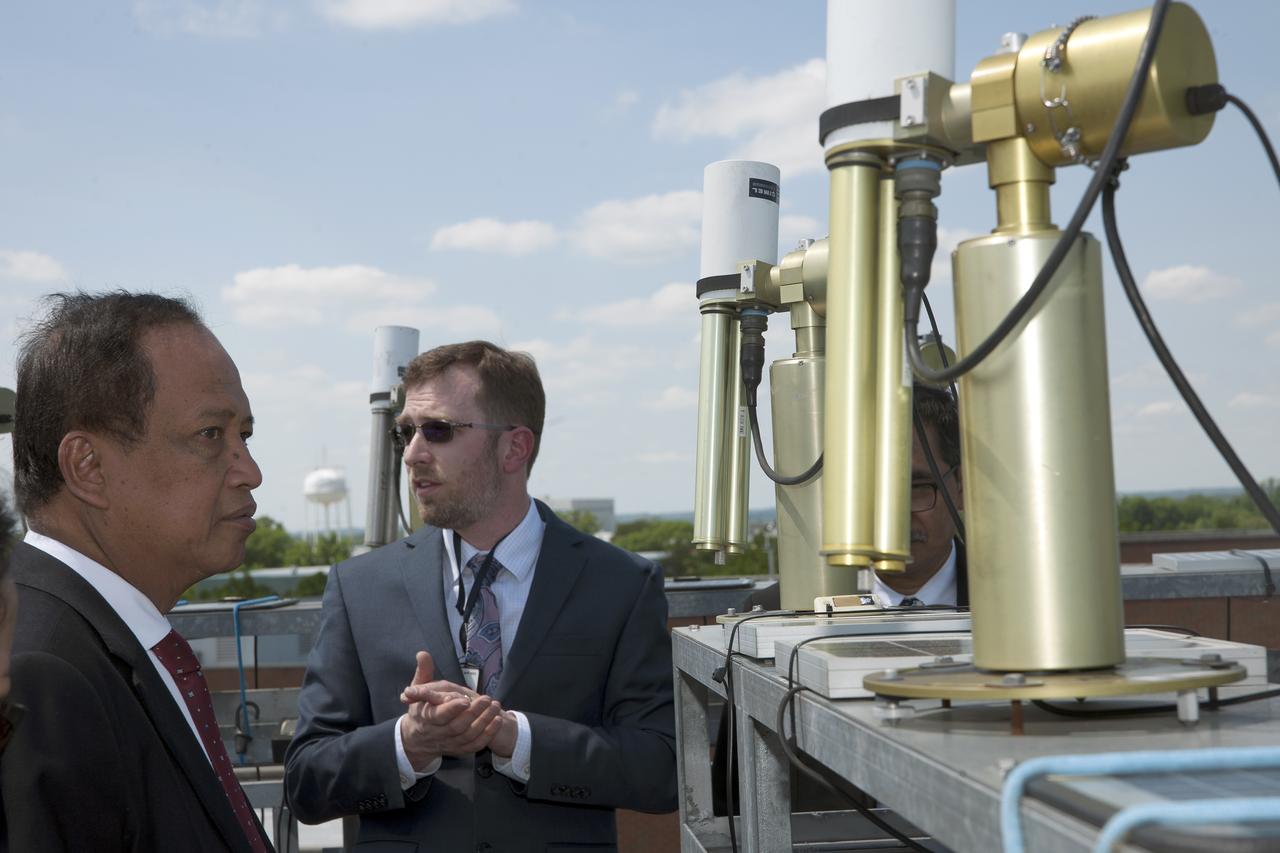  Indonesian delegation  visited Goddard on May 21, 2018 they toured Hyperwall and Bldg 33 Aeronet