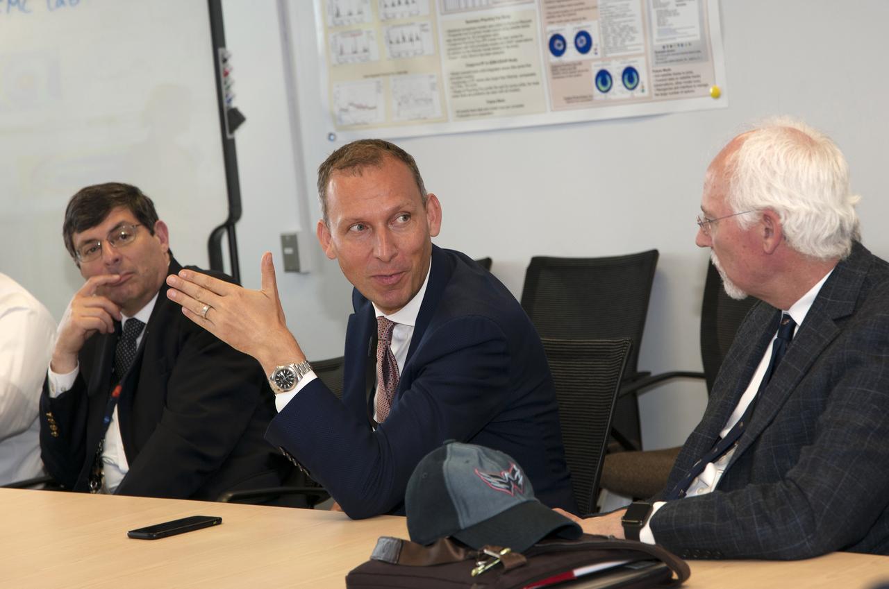 Dr. Thomas Zurbuchen Associate Administrator for Science Mission Directorate Hqs visited Goddard on May 29, 2018