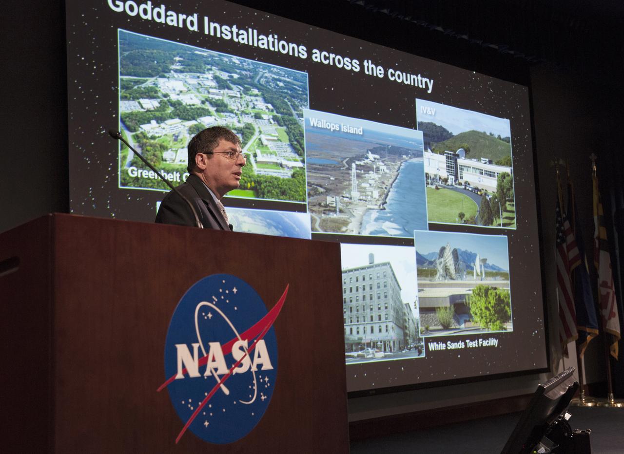 Code 100 All Hands meeting with Chris Scolese