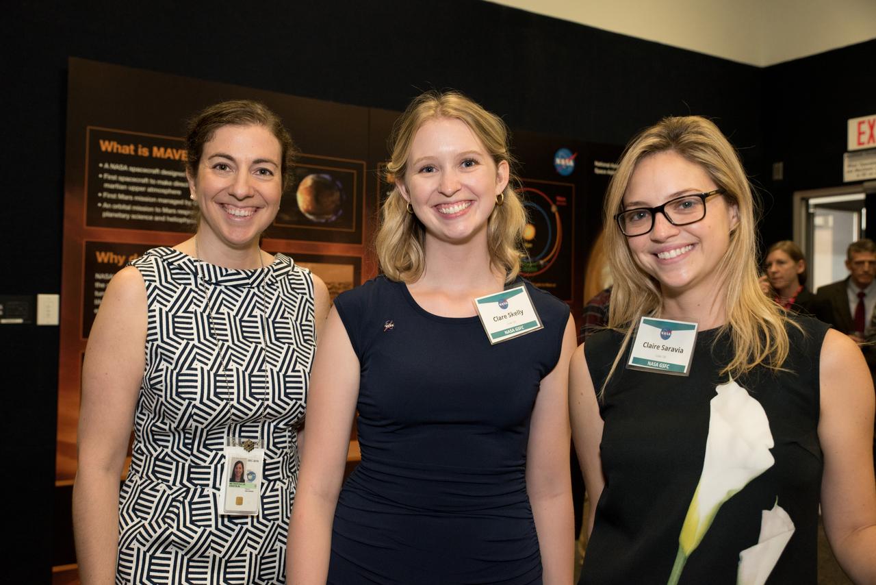 NASA Administrator Jim Bridenstine is greeted by Goddard  Space Flight Center Director Chris Scolese as he arrives for his first visit to the NASA field center in Greenbelt, Maryland. Evening Reception Hosted by Maryland Space Business Roundtable