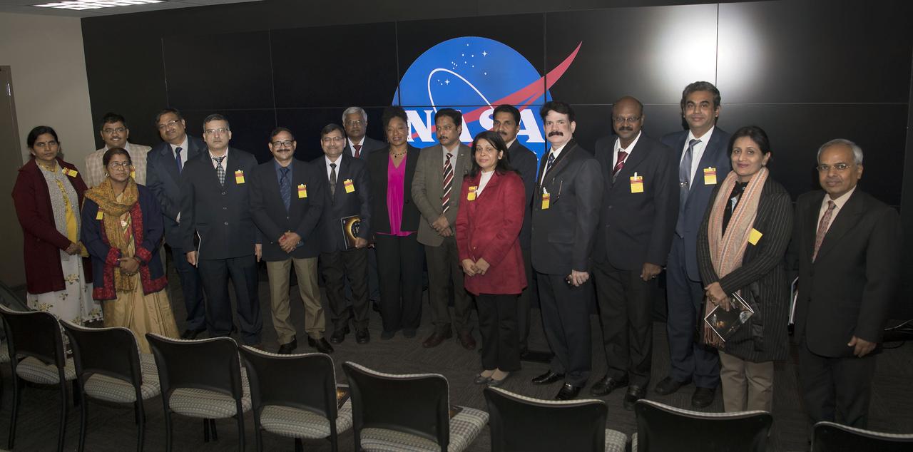 Defence Research & Development Organisation DRDO, Delegation of India visited Goddard October 25, 2018. Christyl Johnson welcomed group at Hyperwall and they toured facilities including Hyperwall, Earth Sciences, and Heliophysics.