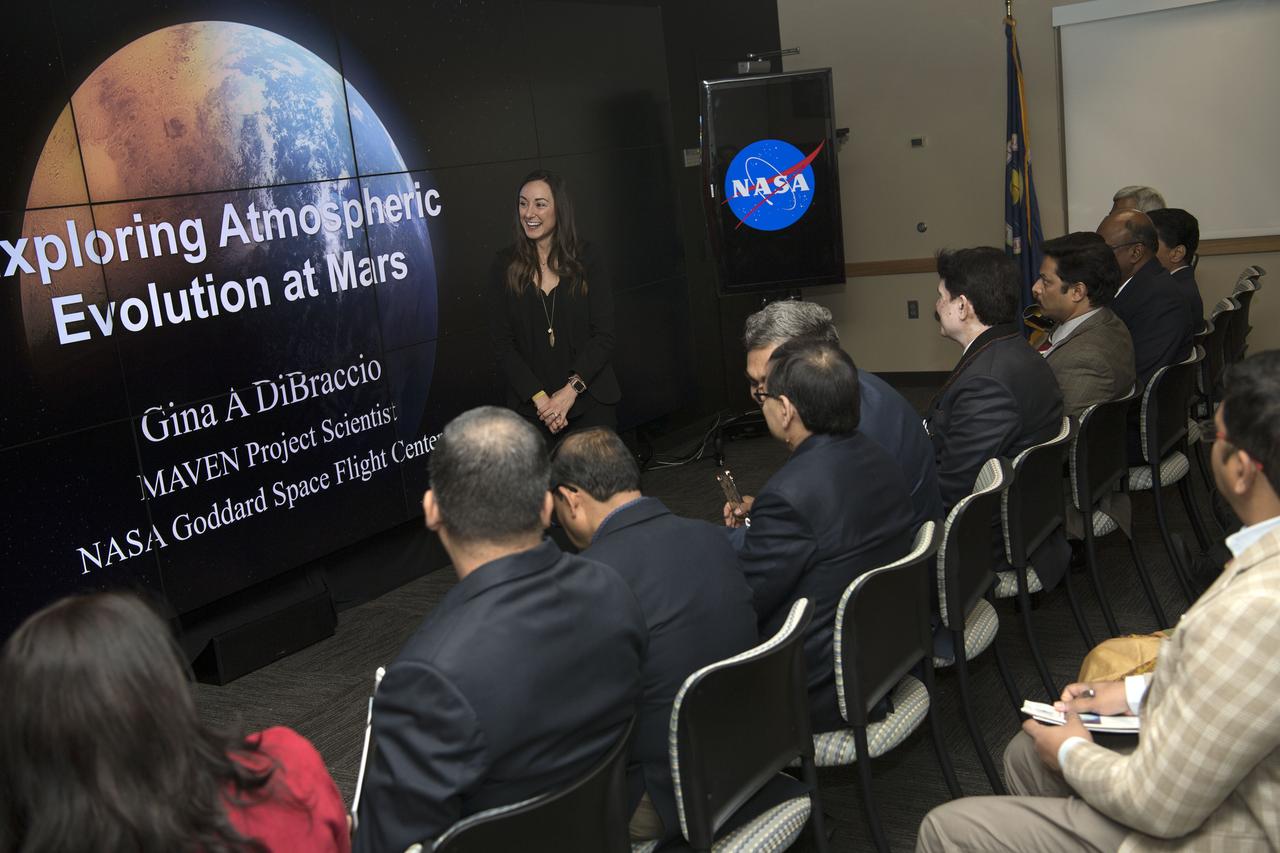 Defence Research & Development Organisation DRDO, Government of India Delegation visited Goddard October 25, 2018. They toured facilities  such as Hyperwall, Earth Sciences etc.
