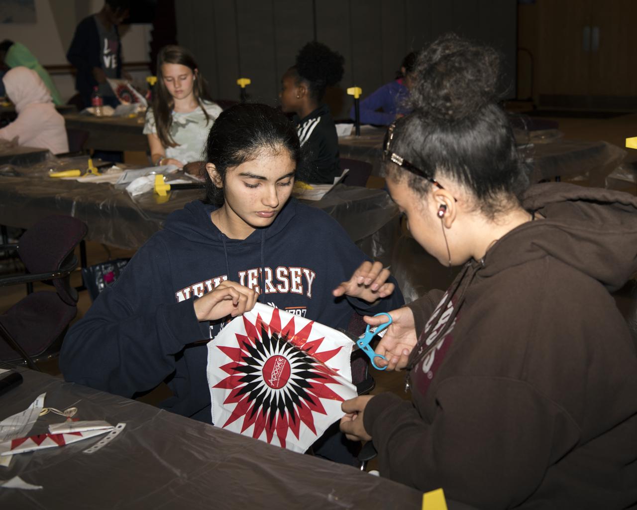 STEM  2019 program including middle school girls and boys who participated in hands-on activities in Science, Technology, Engineering and Math  July 15-19, 2019   Model rocket building B8 