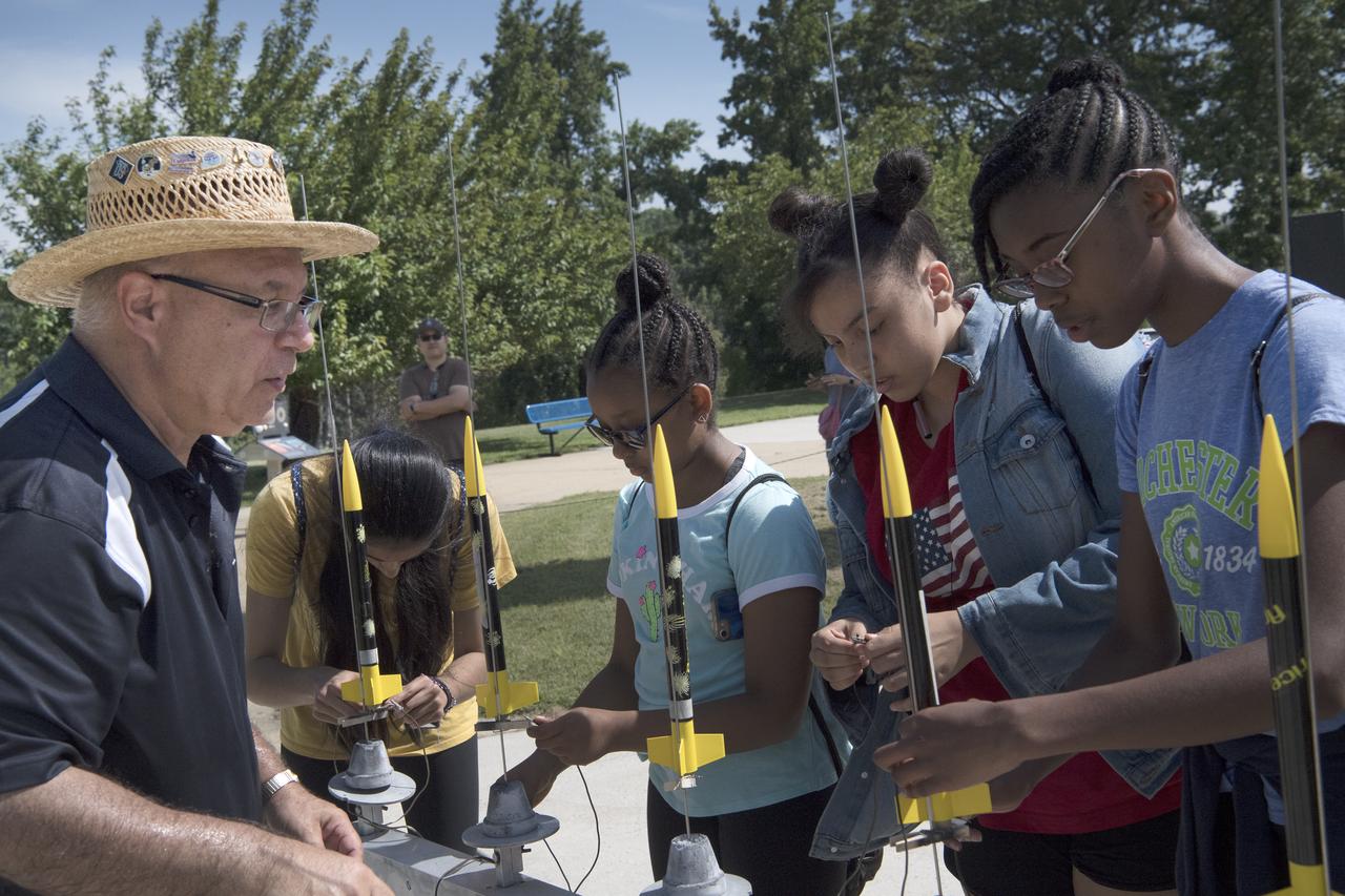 STEM  2019 program including middle school girls and boys who participated in hands-on activities in Science, Technology, Engineering and Math July 15-19, 2019 