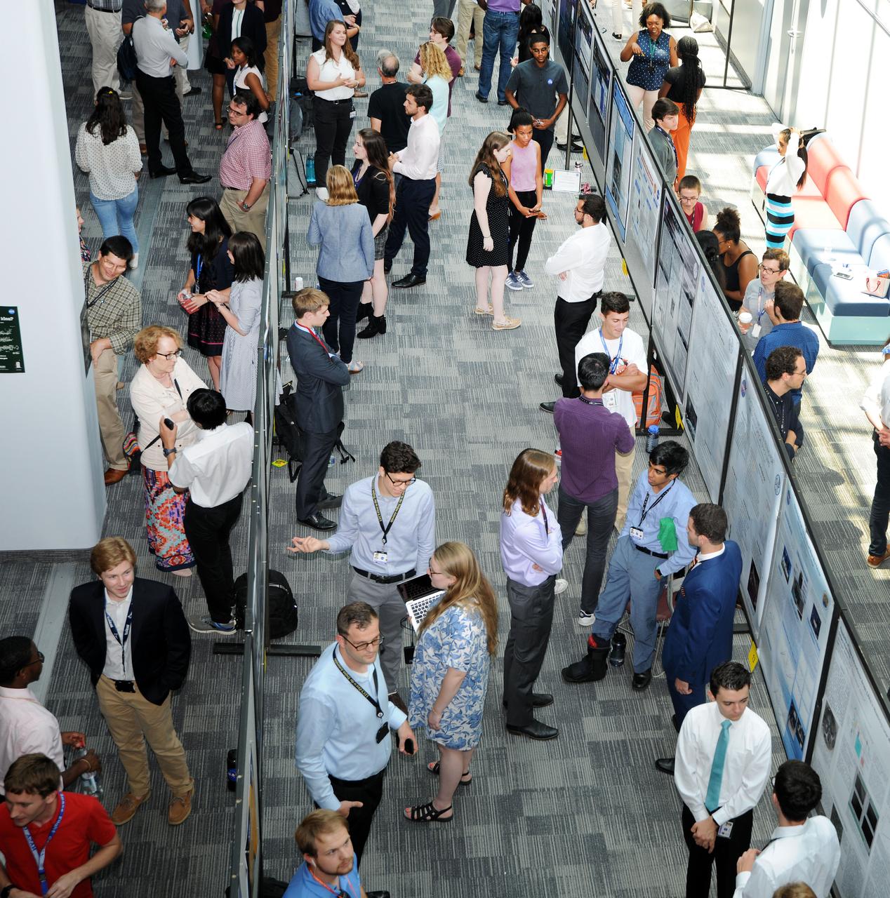 Intern poster session was held July 31-Aug 1, 2019 showcasing student projects during summer 
