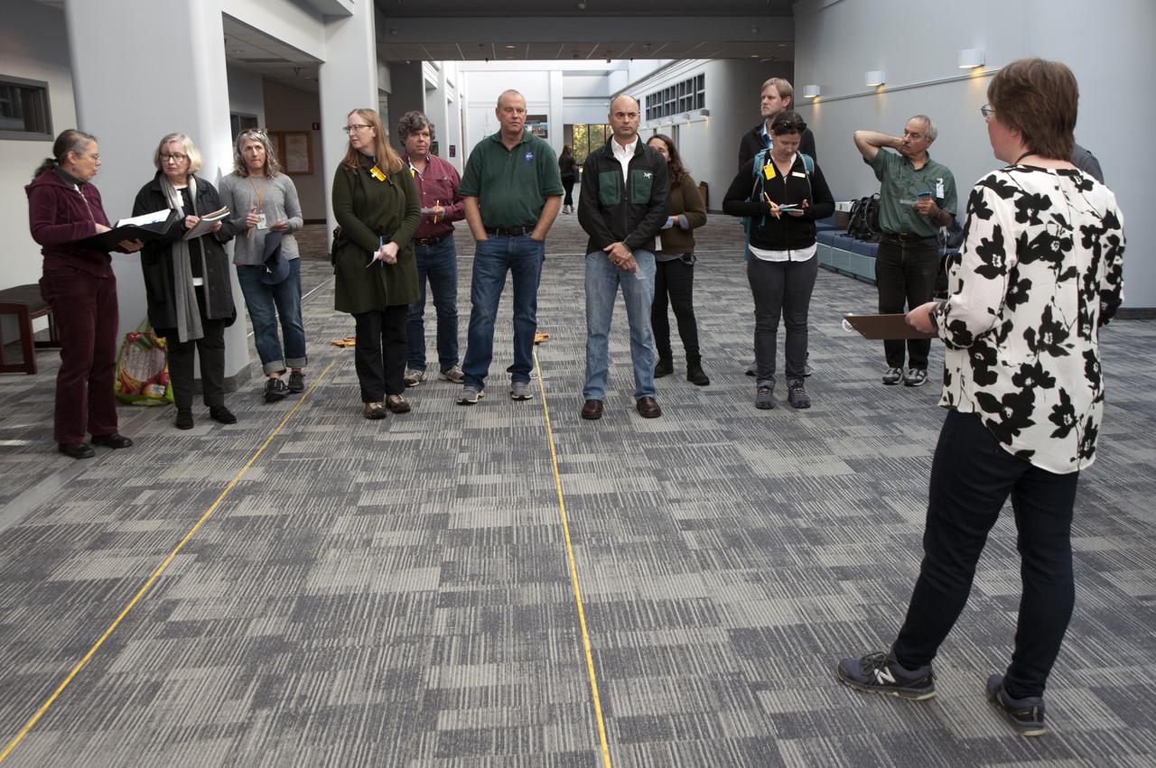 Earth to Sky Academy October 23, 2019 Locations: Building 28 Dr. Piers J. Sellers Data Visualization Theater, first floor atrium and east lawn, Building 21 GIC2 (Library) MOSI Request # 2020-896-0 10/23/2019 is the field trip day of our five-day workshop for the Earth to Sky Academy. Images will be used to show what the experience is like for reporting and marketing purposes.  Earth to Sky Academy NASA Goddard Space Flight Center â€“ Greenbelt, MD    October 21â€“25, 2019 A tuition-free course for interpreters, informal educators, and science communicators interested in creating and nurturing regional communities of practice focused on improving climate science communication. About the Earth to Sky Academy  Since 2004, the Earth to Sky interagency partnership (ETS) has been sharing NASA science with informal educators through a variety of professional development events, including a series of regional courses in climate science and communication. A hallmark of the ETS training model is purposeful, ongoing engagement with participants to encourage sharing and collaborative learning. In an effort to strengthen and grow the ETS community of practice, ETS leadership is developing a network of ETS regional communities, each led by small teams of trained ETS regional leaders. The Earth to Sky Academy (ETSA) five-day course marks the launch of this long-term effort. 