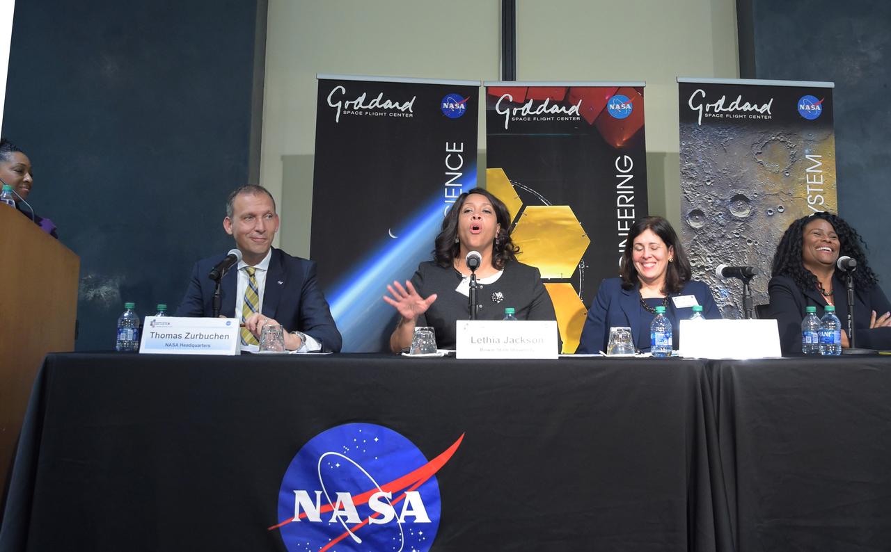 Sustaining Women in STEM Making the Shift SWIS  Nov 7, 2019 at Bowie State Univeristy. Chrystal Johnson hosted event with panel discussion, speakers and breakout sessions 