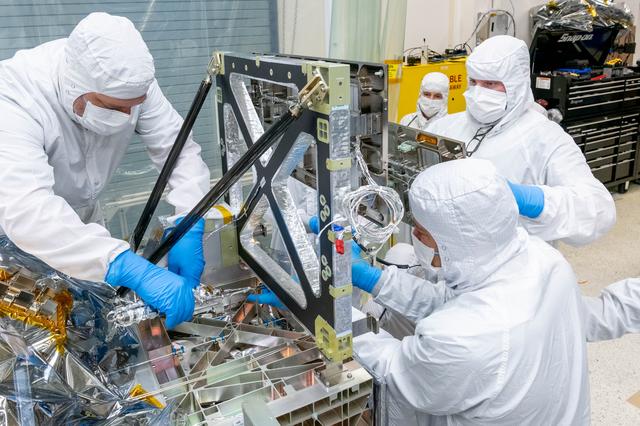 NASA image: OCI Loop Heat Pipe Installation