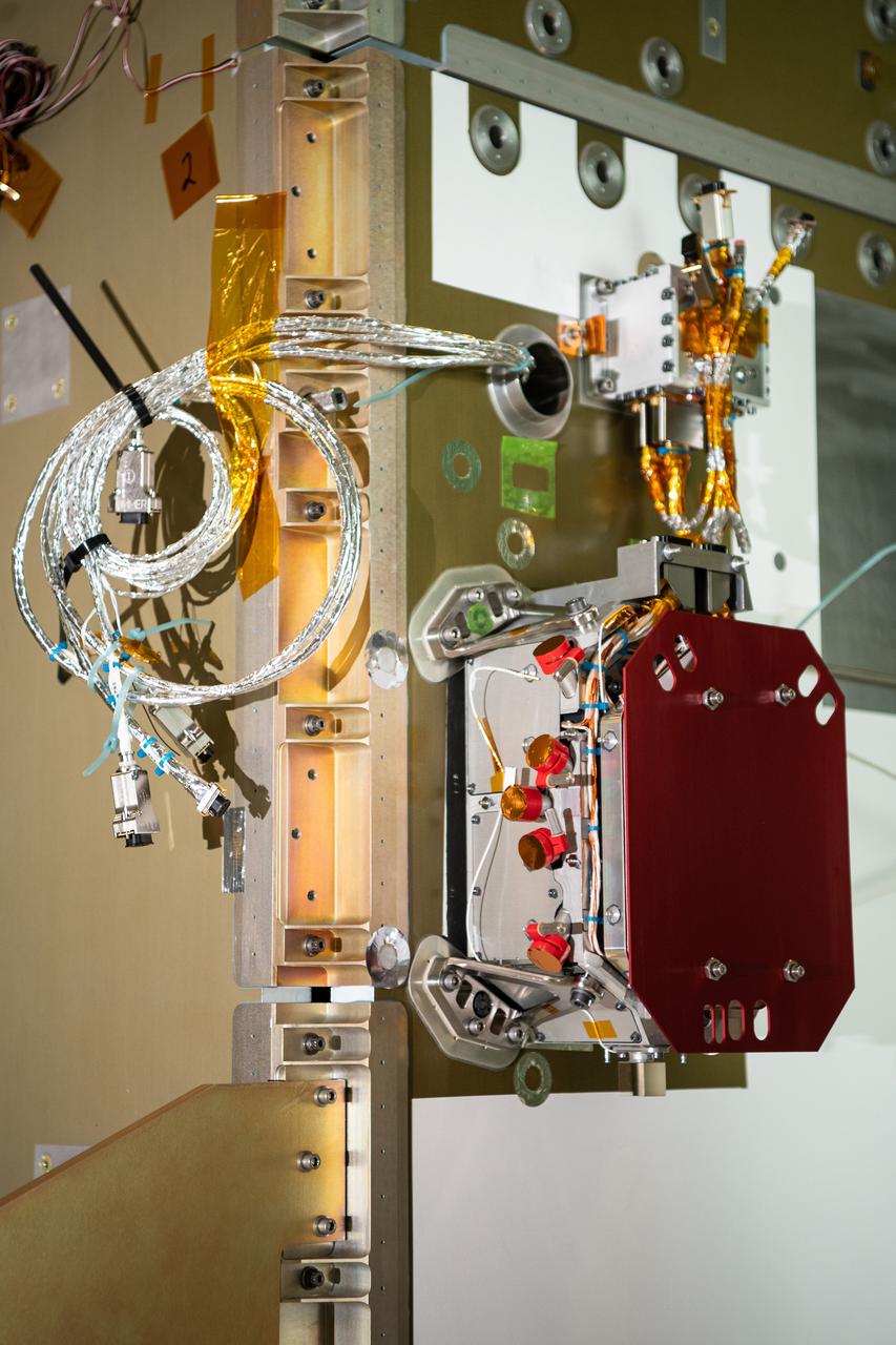The SPEXone instrument after integration to the Plankton, Aerosol, Cloud, ocean Ecosystem (PACE) Observatory. SPEXone is one of three instruments on NASA's Plankton, Aerosol, Cloud, ocean Ecosystem (PACE) observatory and has been developed by a Dutch consortium consisting of SRON Netherlands Institute for Space Research and Airbus Defence and Space Netherlands, supported by opto-mechanical expertise from TNO. SRON and Airbus DS NL are responsible for the design, manufacturing and testing of the instrument. The scientific lead is in the hands of SRON. SPEXone is a public-private initiative, funded by the Netherlands Space Office (NSO), the Netherlands Organization of Scientific Research (NWO), SRON and Airbus DS NL.