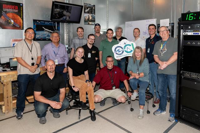 NASA image: OCI Electro Magnetic Interference and Electrical Ground Support Equipment Team Photo