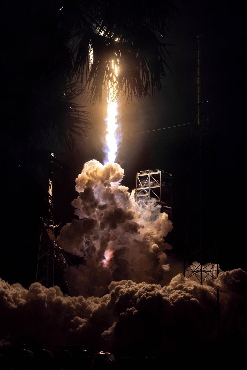 NASA’s PACE (Plankton, Aerosol, Cloud, ocean Ecosystem) spacecraft, atop a SpaceX Falcon 9 rocket, successfully lifts off from Space Launch Complex 40 at Cape Canaveral Space Force Station in Florida at 1:33 a.m. EST Thursday, Feb. 8. PACE is NASA’s newest earth-observing satellite that will help increase our understanding of Earth’s oceans, atmosphere, and climate by delivering hyperspectral observations of microscopic marine organisms called phytoplankton, as well new data on clouds and aerosols.