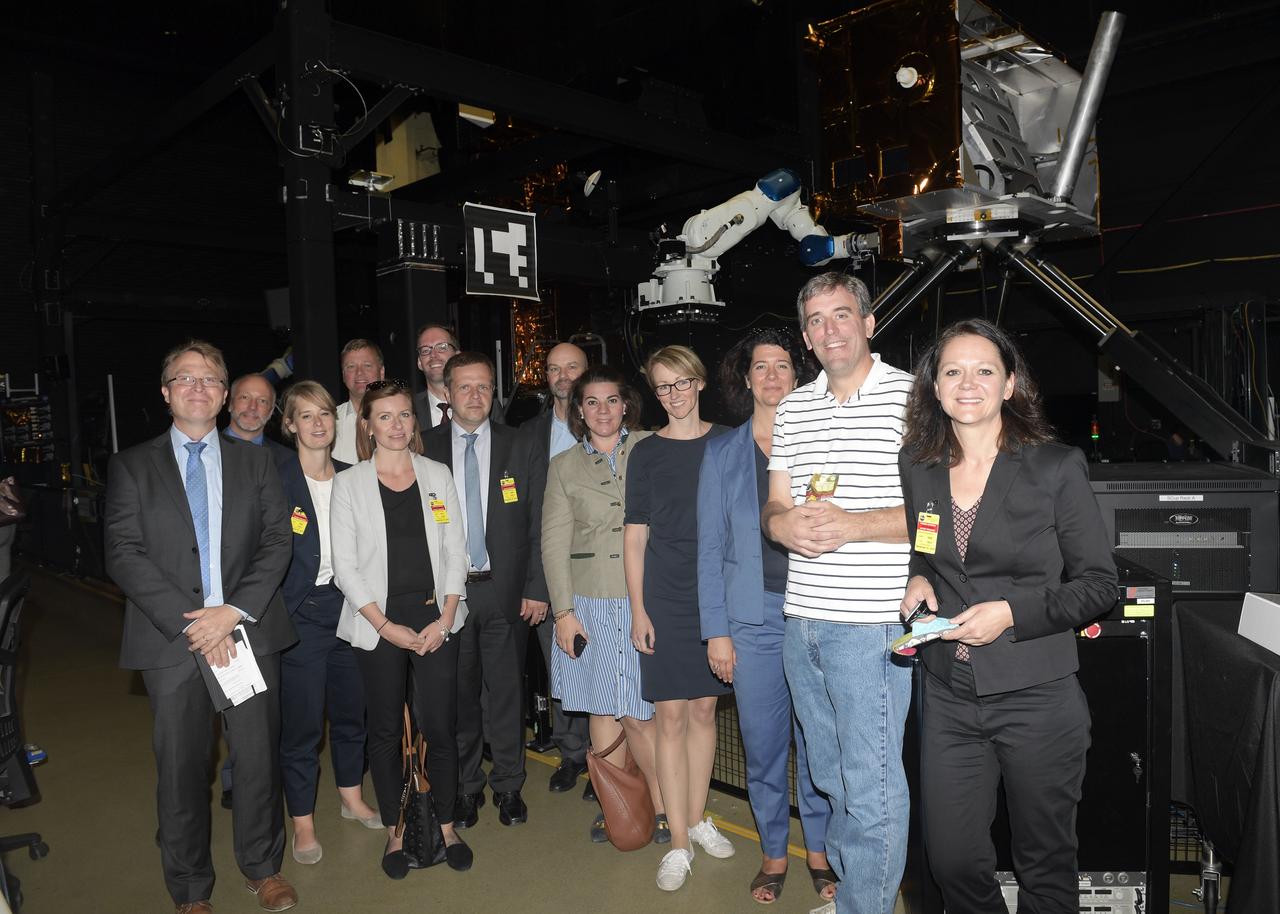 German Parliament and Space Agency Reps visited Satellite Servicing facility B29 with Brian Roberts Sept 19, 2019   