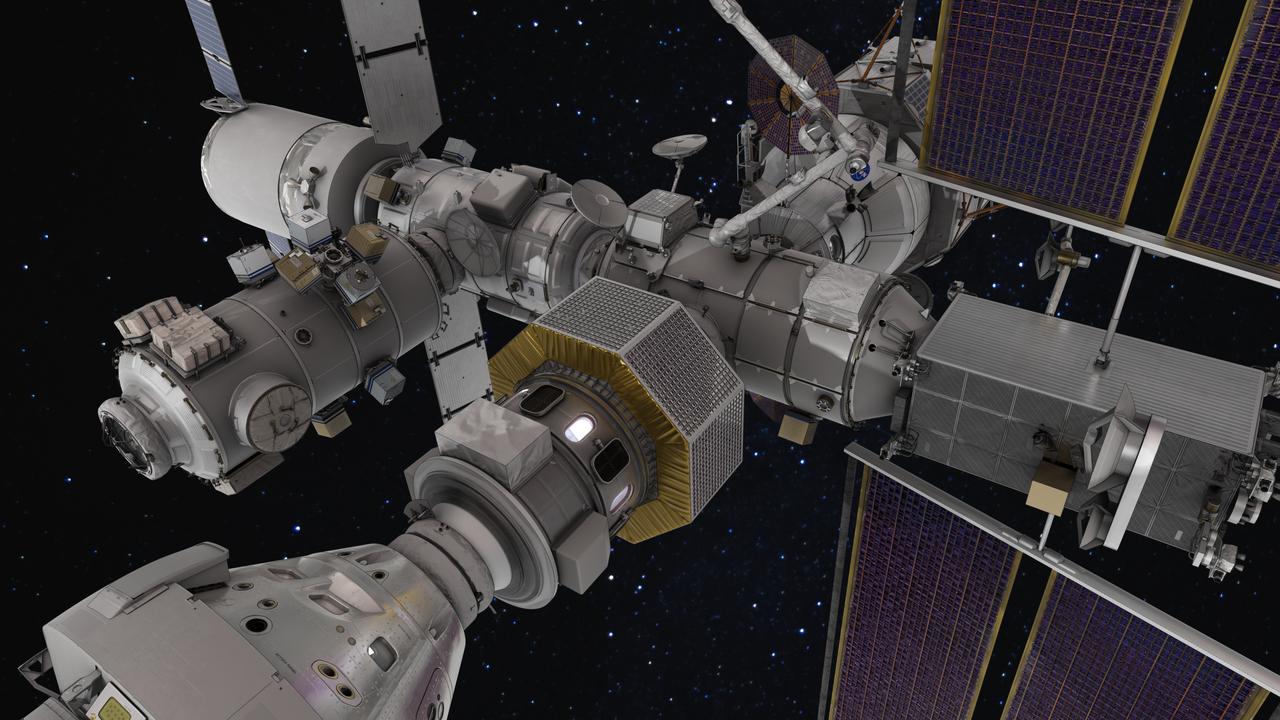 The Gateway space station will be humanity's first space station in lunar orbit as a vital component of the Artemis missions to return humans to the Moon for scientific discovery and chart a path for humans to Mars.