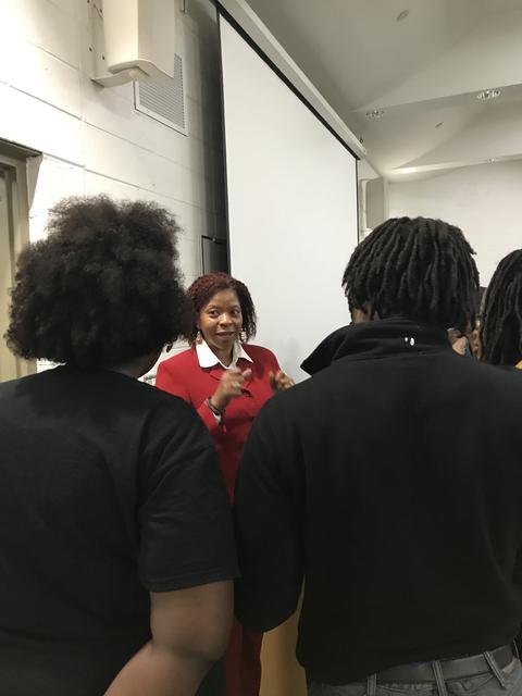 NASA image: Langley Deputy Chief Technologist Julie Williams-Byrd Speaks to Norfolk State University Students