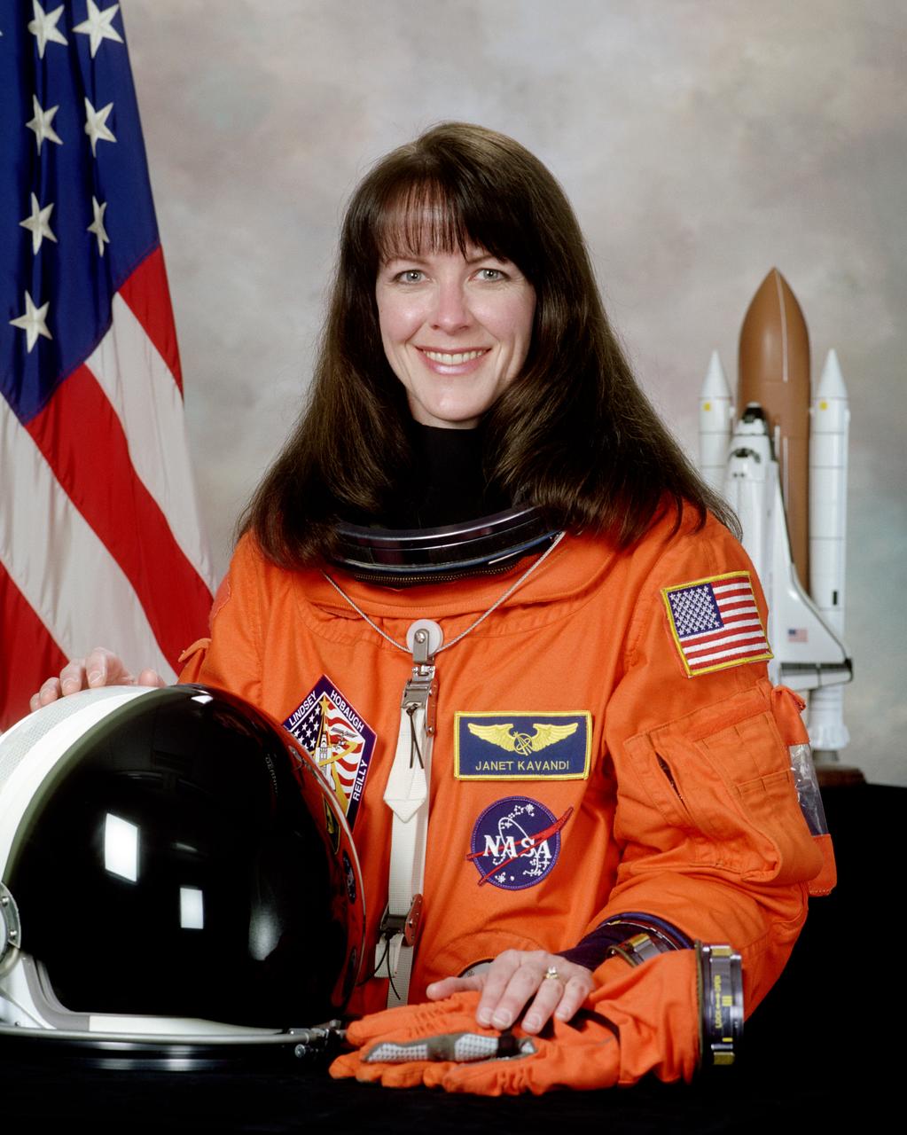 JSC2001-00898 (9 March 2001) --- Astronaut Janet L. Kavandi, mission specialist.